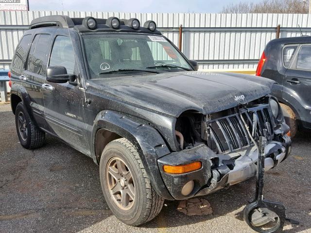 1J8GL38K93W566861 - 2003 JEEP LIBERTY RE BLACK photo 1