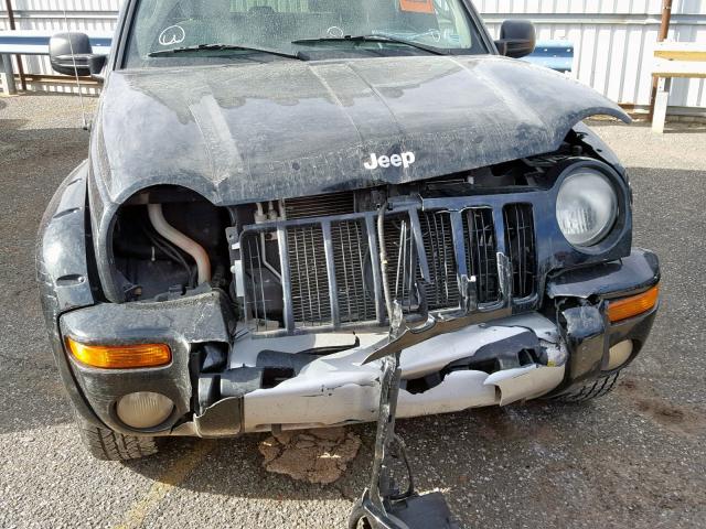 1J8GL38K93W566861 - 2003 JEEP LIBERTY RE BLACK photo 9