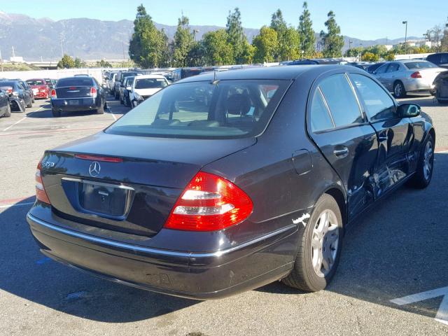 WDBUF56J86A824794 - 2006 MERCEDES-BENZ E 350 BLACK photo 4