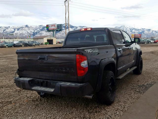 5TFAY5F19JX715331 - 2018 TOYOTA TUNDRA CRE BROWN photo 4