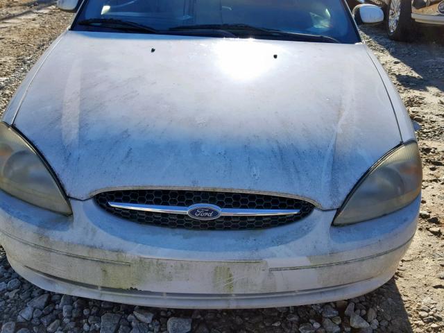 1FAFP55242A268436 - 2002 FORD TAURUS SES WHITE photo 7