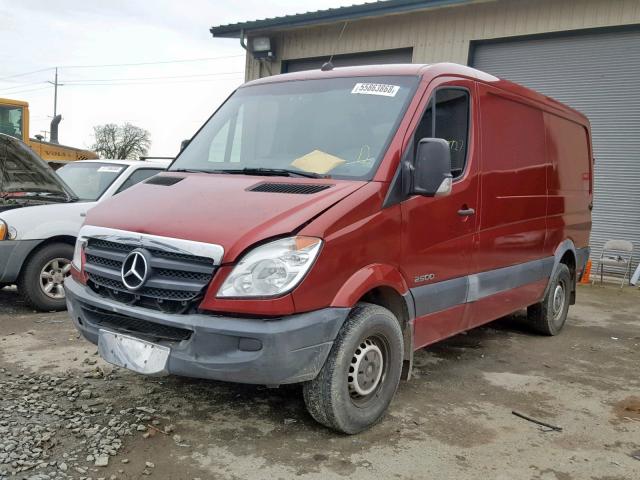 WD0PE745085251167 - 2008 DODGE SPRINTER 2 MAROON photo 2