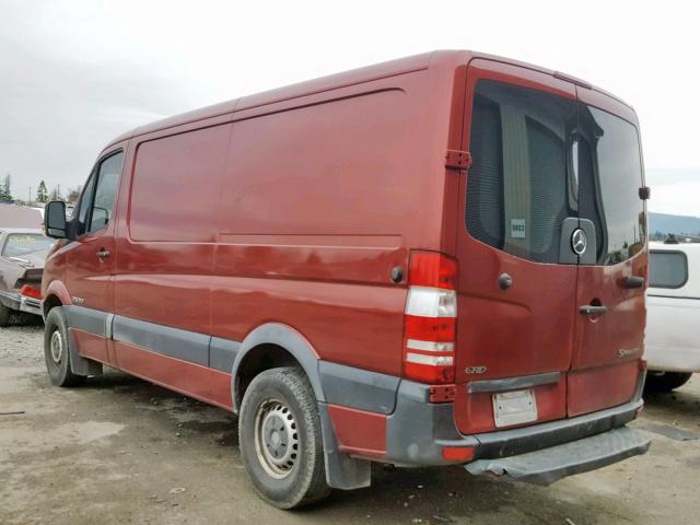 WD0PE745085251167 - 2008 DODGE SPRINTER 2 MAROON photo 3