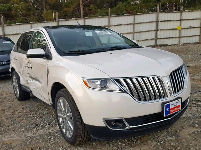 2LMDJ8JK9DBL29913 - 2013 LINCOLN MKX WHITE photo 1