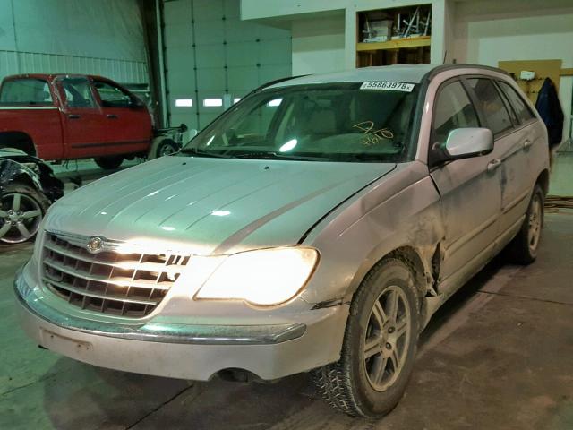 2A8GF68X87R289610 - 2007 CHRYSLER PACIFICA T SILVER photo 2