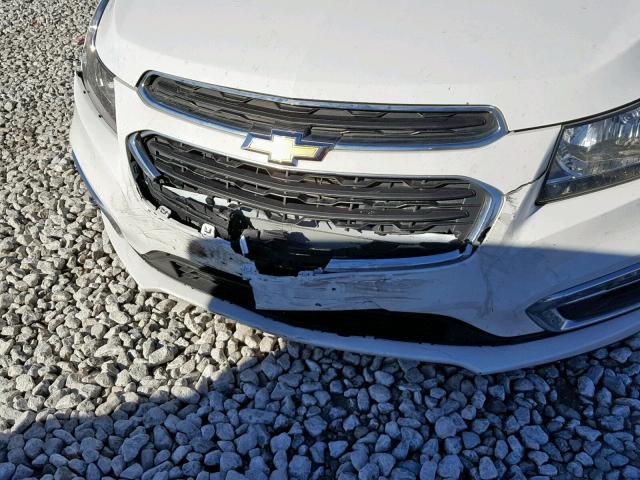 1G1P75SZ8F7154547 - 2015 CHEVROLET CRUZE WHITE photo 9