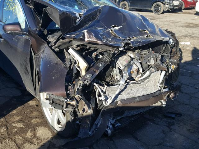 1G11G5SX5FF195275 - 2015 CHEVROLET MALIBU LTZ ყავისფერი ფოტო 9