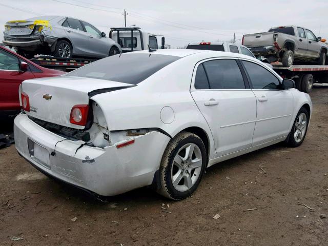 1G1ZB5EB3AF176833 - 2010 CHEVROLET MALIBU LS WHITE photo 4