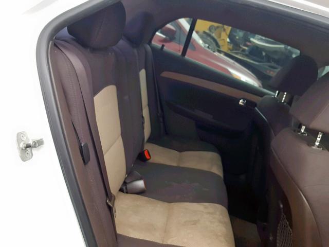1G1ZB5EB3AF176833 - 2010 CHEVROLET MALIBU LS WHITE photo 6