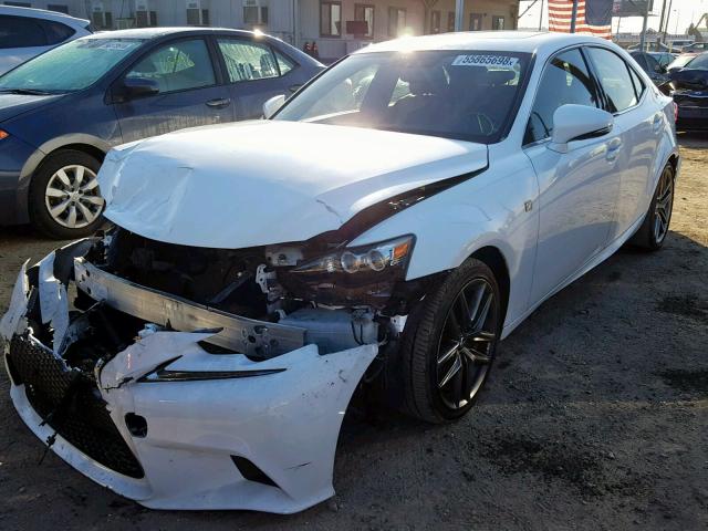 JTHBA1D26G5022135 - 2016 LEXUS IS 200T WHITE photo 2