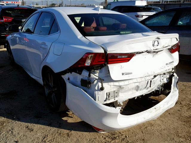 JTHBA1D26G5022135 - 2016 LEXUS IS 200T WHITE photo 3