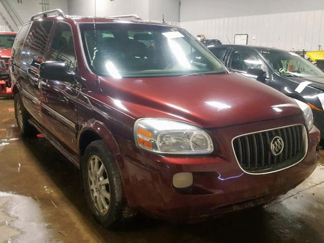 5GADV33LX6D105688 - 2006 BUICK TERRAZA CX MAROON photo 1