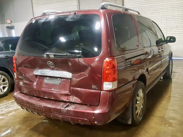 5GADV33LX6D105688 - 2006 BUICK TERRAZA CX MAROON photo 4