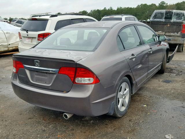 2HGFA16659H511559 - 2009 HONDA CIVIC GRAY photo 4