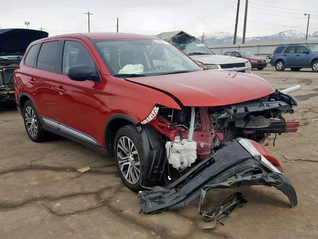 JA4AD2A3XJZ043264 - 2018 MITSUBISHI OUTLANDER RED photo 1