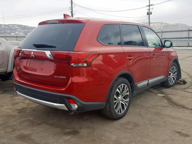 JA4AD2A3XJZ043264 - 2018 MITSUBISHI OUTLANDER RED photo 4