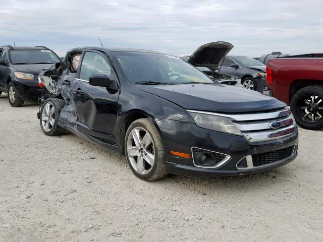 3FAHP0KC9AR183783 - 2010 FORD FUSION SPO BLACK photo 1