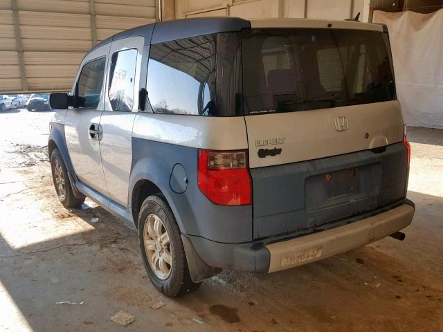 5J6YH28646L025100 - 2006 HONDA ELEMENT EX SILVER photo 3