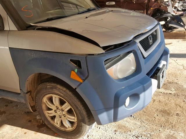 5J6YH28646L025100 - 2006 HONDA ELEMENT EX SILVER photo 9