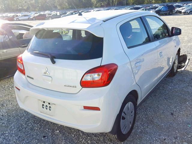 ML32A3HJ9HH021837 - 2017 MITSUBISHI MIRAGE ES WHITE photo 4