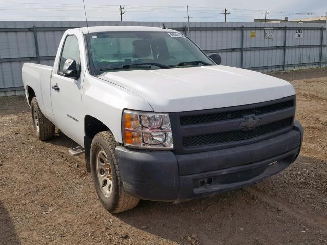 1GCEC14X37Z634533 - 2007 CHEVROLET SILVERADO WHITE photo 1