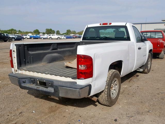 1GCEC14X37Z634533 - 2007 CHEVROLET SILVERADO WHITE photo 4