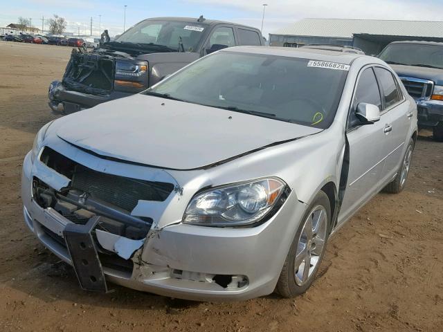 1G1ZD5E09CF108340 - 2012 CHEVROLET MALIBU 2LT WHITE photo 2