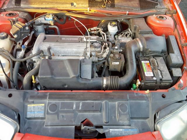 1G1JF52F747242856 - 2004 CHEVROLET CAVALIER L RED photo 7
