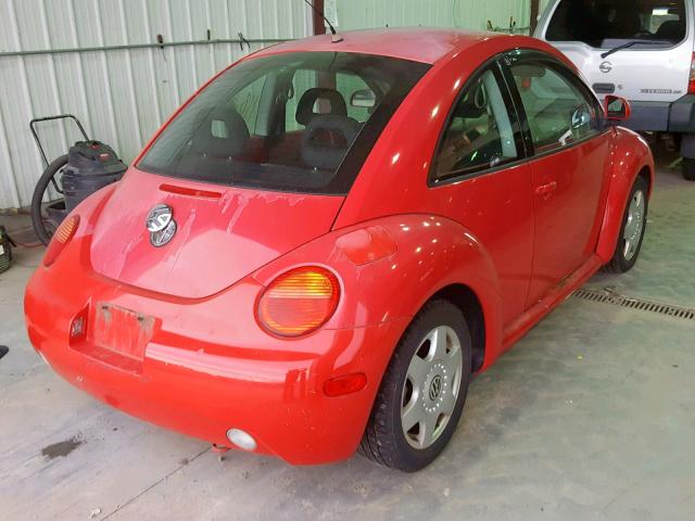 3VWCA21C9XM437594 - 1999 VOLKSWAGEN NEW BEETLE RED photo 4