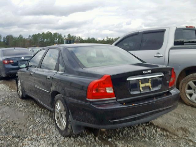 YV1TS91Z941375663 - 2004 VOLVO S80 T6 BLACK photo 3