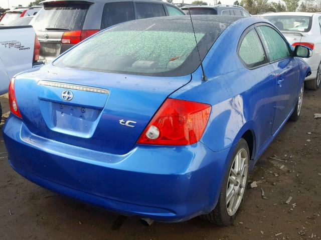JTKDE167860137685 - 2006 TOYOTA SCION TC 蓝色 照片 4