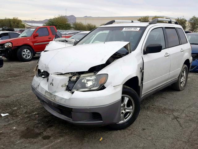 JA4LZ31G33U117045 - 2003 MITSUBISHI OUTLANDER WHITE photo 2