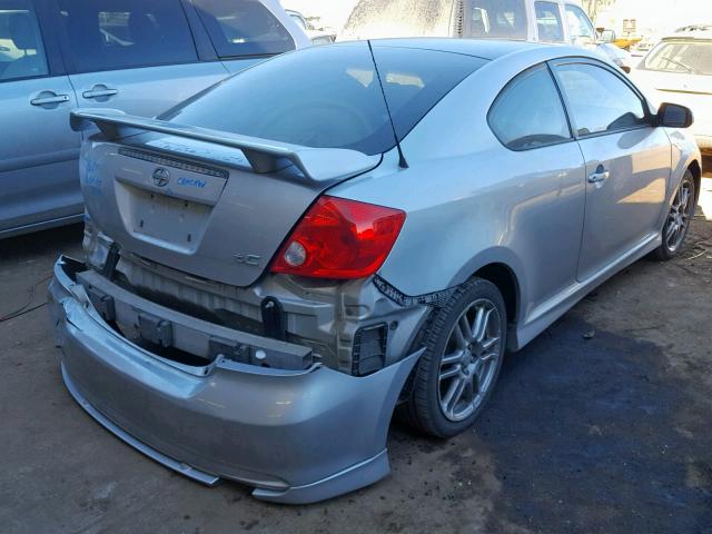 JTKDE177750016286 - 2005 TOYOTA SCION TC ვერცხლისფერი ფოტო 4