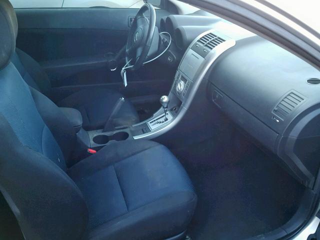 JTKDE177750016286 - 2005 TOYOTA SCION TC ვერცხლისფერი ფოტო 5