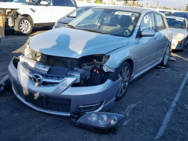 JM1BK34M171630051 - 2007 MAZDA SPEED 3 SILVER photo 2