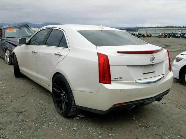 1G6AB5R34E0117065 - 2014 CADILLAC ATS LUXURY WHITE photo 3