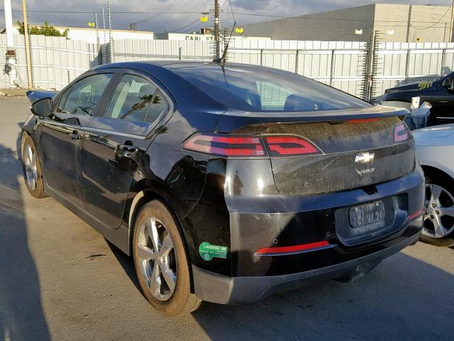 1G1RH6E48EU173109 - 2014 CHEVROLET VOLT BLACK photo 3