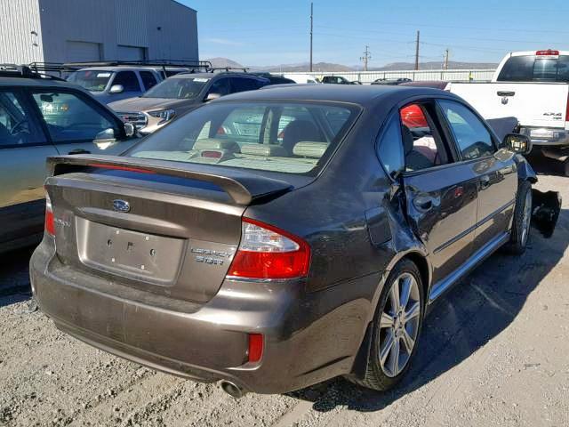 4S3BL856684207248 - 2008 SUBARU LEGACY 3.0 GREEN photo 4