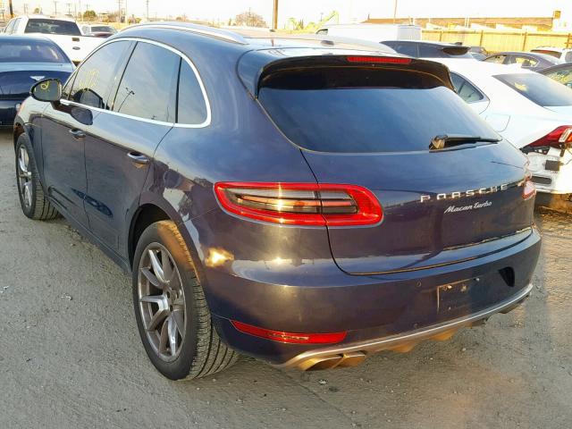 WP1AF2A59FLB90878 - 2015 PORSCHE MACAN TURB BLACK photo 3