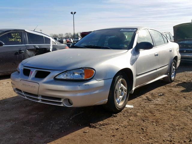 1G2NE52F03C107661 - 2003 PONTIAC GRAND AM S SILVER photo 2