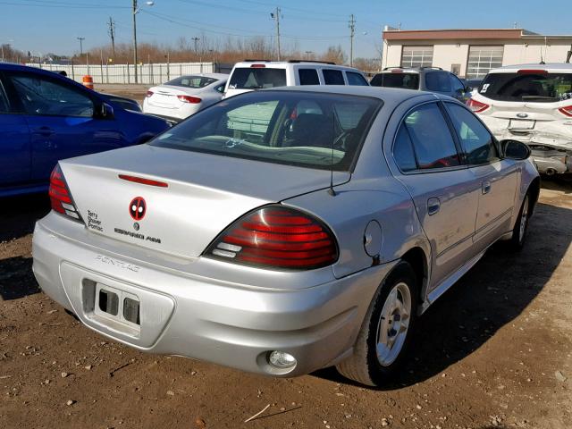 1G2NE52F03C107661 - 2003 PONTIAC GRAND AM S SILVER photo 4