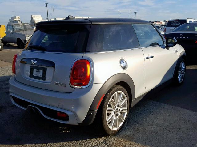 WMWXP7C54F2A41562 - 2015 MINI COOPER S SILVER photo 4