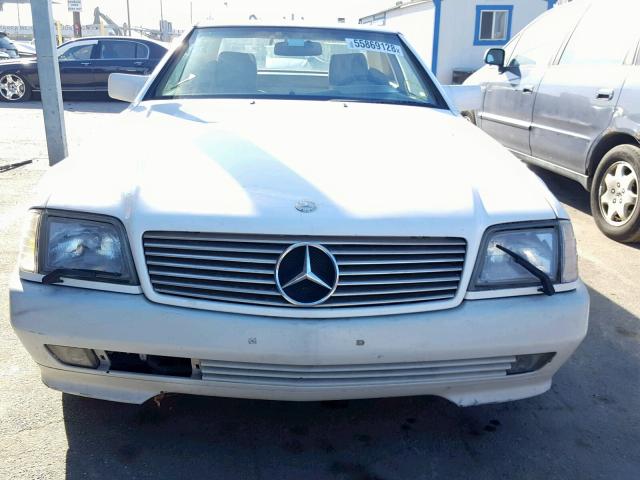 WDBFA63E2SF113352 - 1995 MERCEDES-BENZ SL 320 WHITE photo 9