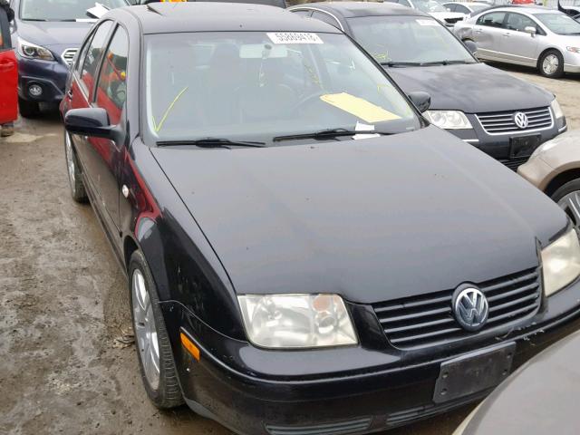 3VWSE69M22M155410 - 2002 VOLKSWAGEN JETTA GLS BLACK photo 1