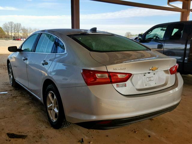 1G1ZB5ST2HF115464 - 2017 CHEVROLET MALIBU LS 银色 照片 3