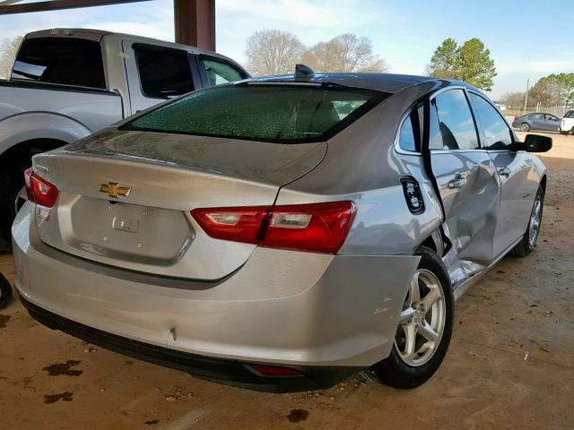 1G1ZB5ST2HF115464 - 2017 CHEVROLET MALIBU LS 银色 照片 4