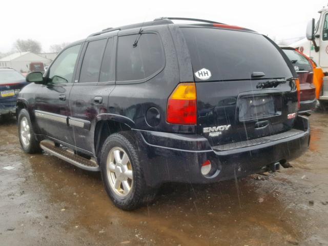 1GKDT13S032345098 - 2003 GMC ENVOY BLACK photo 3