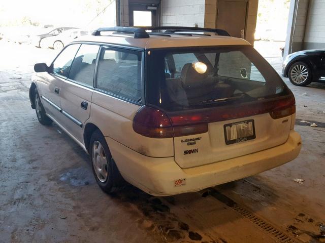 4S3BK4357W7308154 - 1998 SUBARU LEGACY L WHITE photo 3