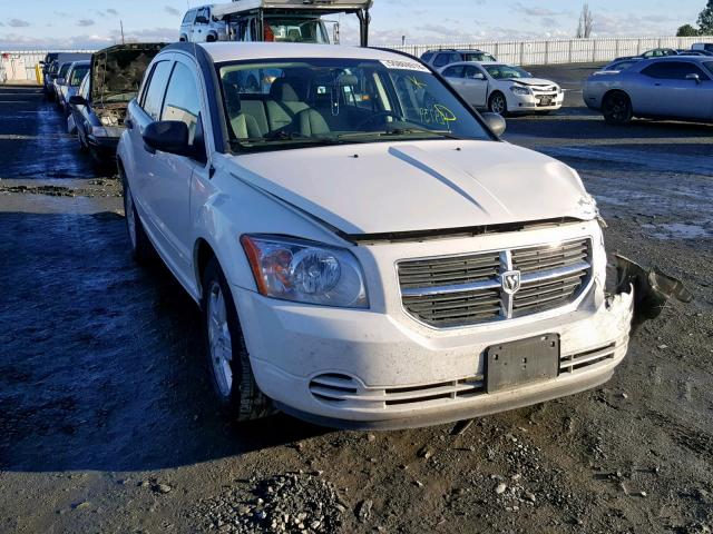 1B3HB48B08D652097 - 2008 DODGE CALIBER SX WHITE photo 1