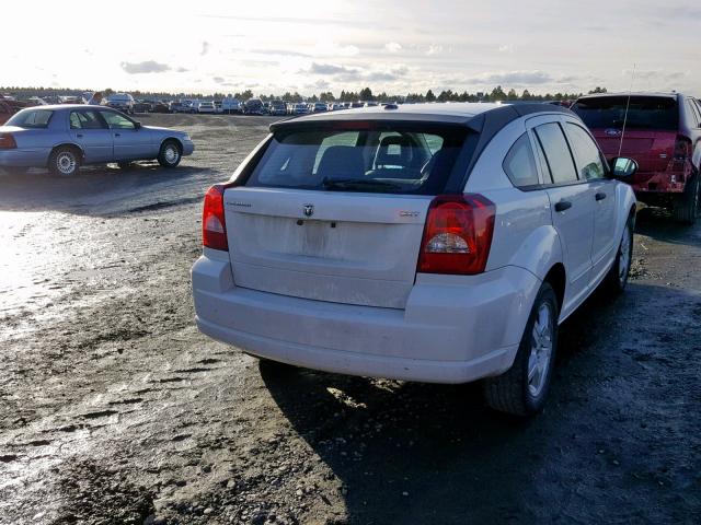 1B3HB48B08D652097 - 2008 DODGE CALIBER SX WHITE photo 4